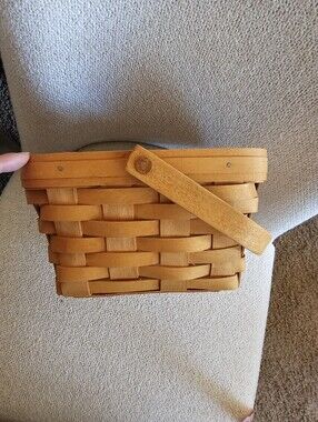 Authentic Longaberger Large Berry Basket With Plastic Inner Liner.